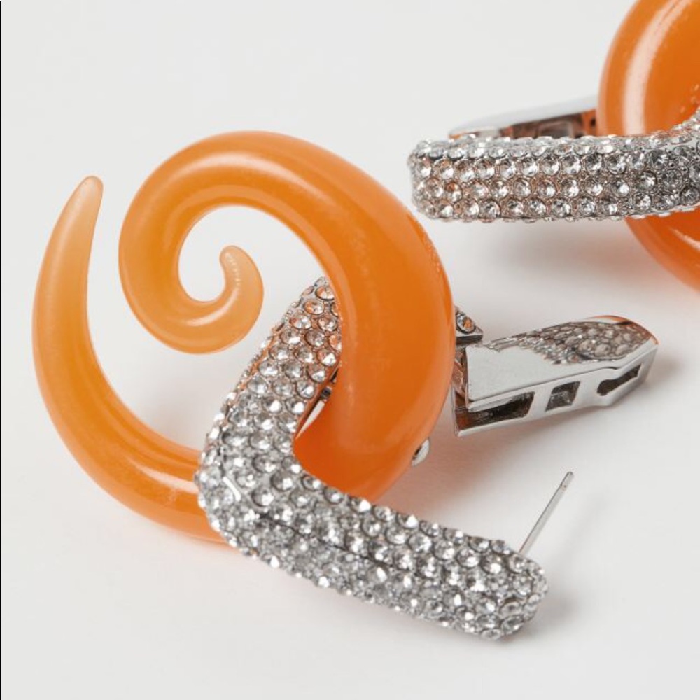 H&M Science Story Rhinestone Earrings - Picture 4 of 5